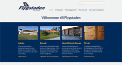 Desktop Screenshot of flygstaden.se